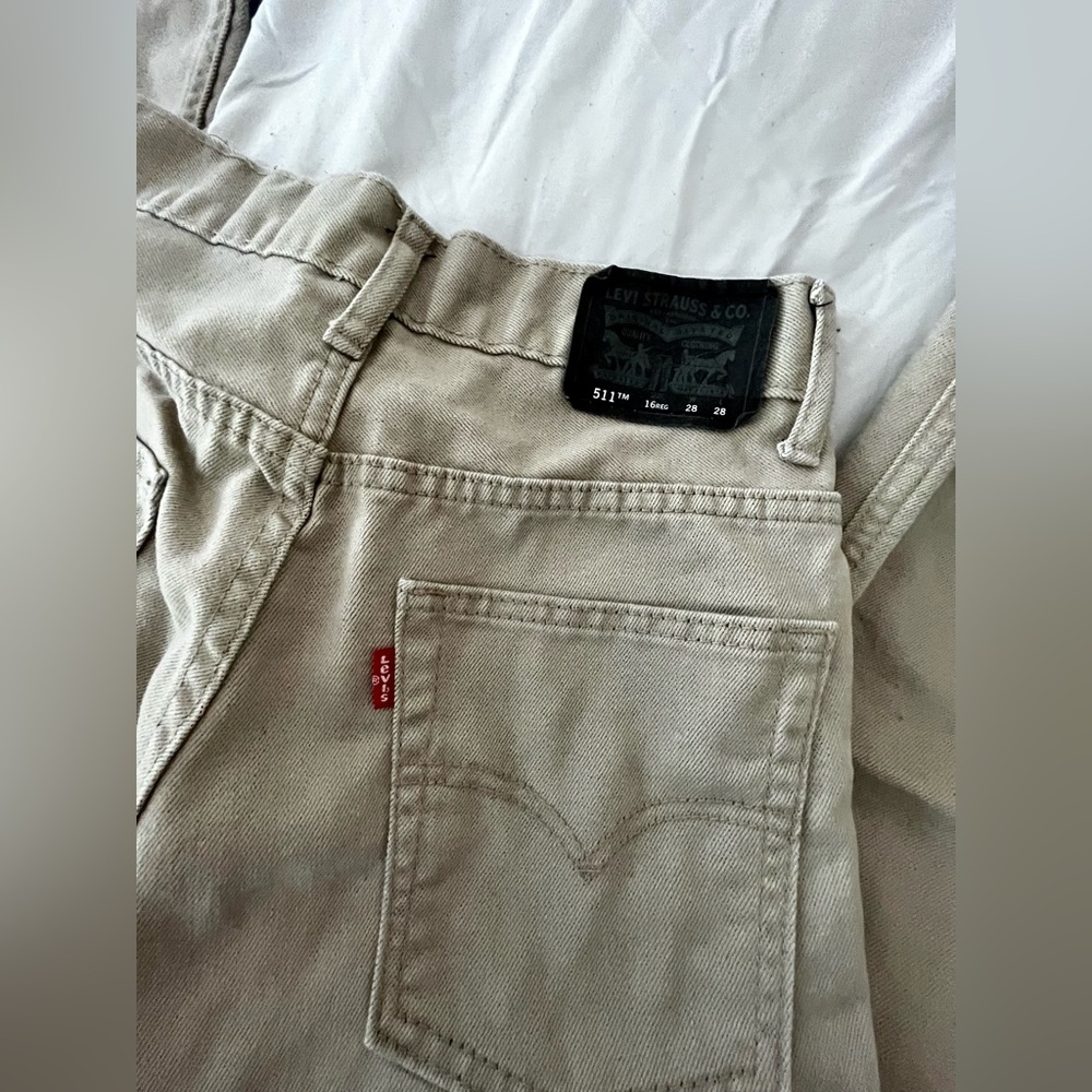 Levi’s 511 Slim Sand/Khaki Denim